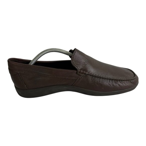 Ecco S Lite Moc Loafers Mens 44/10-10.5 Brown Leather Venetian Slip On  Shoes main image 10